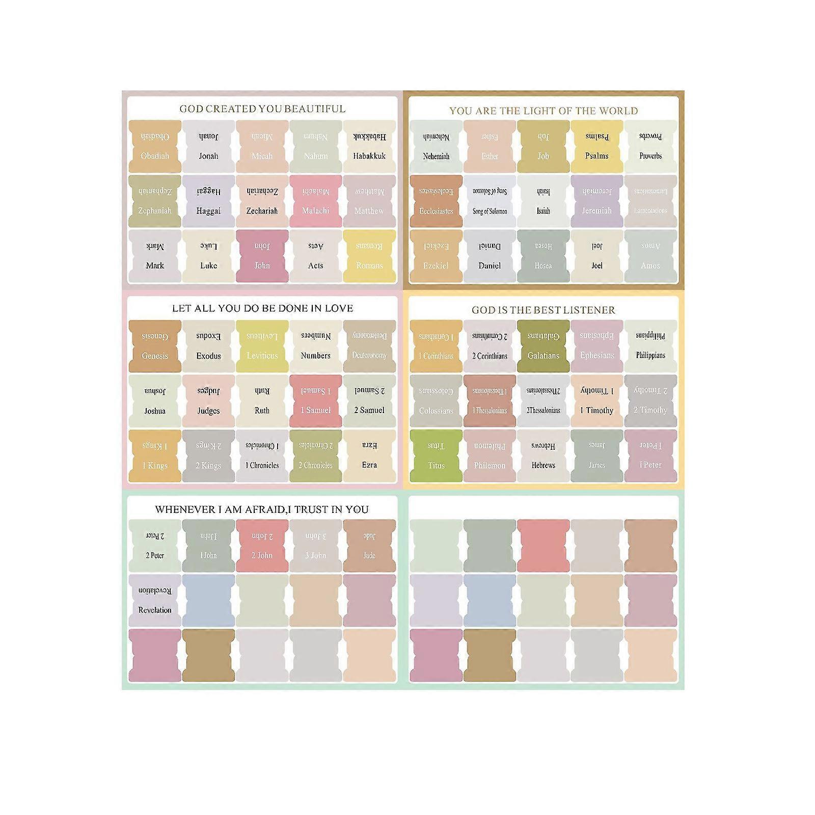 Bible Guidance Tabs With Book Tabs And Blank Tabs PUW0814