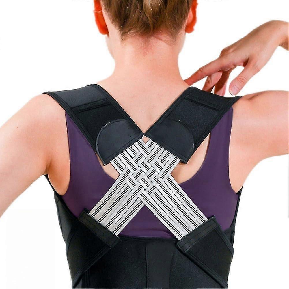 Elastic Adjustable Posture Trainer for Adults, Size M - Comfortable Back Support, Breathable Material, Ergonomic Design