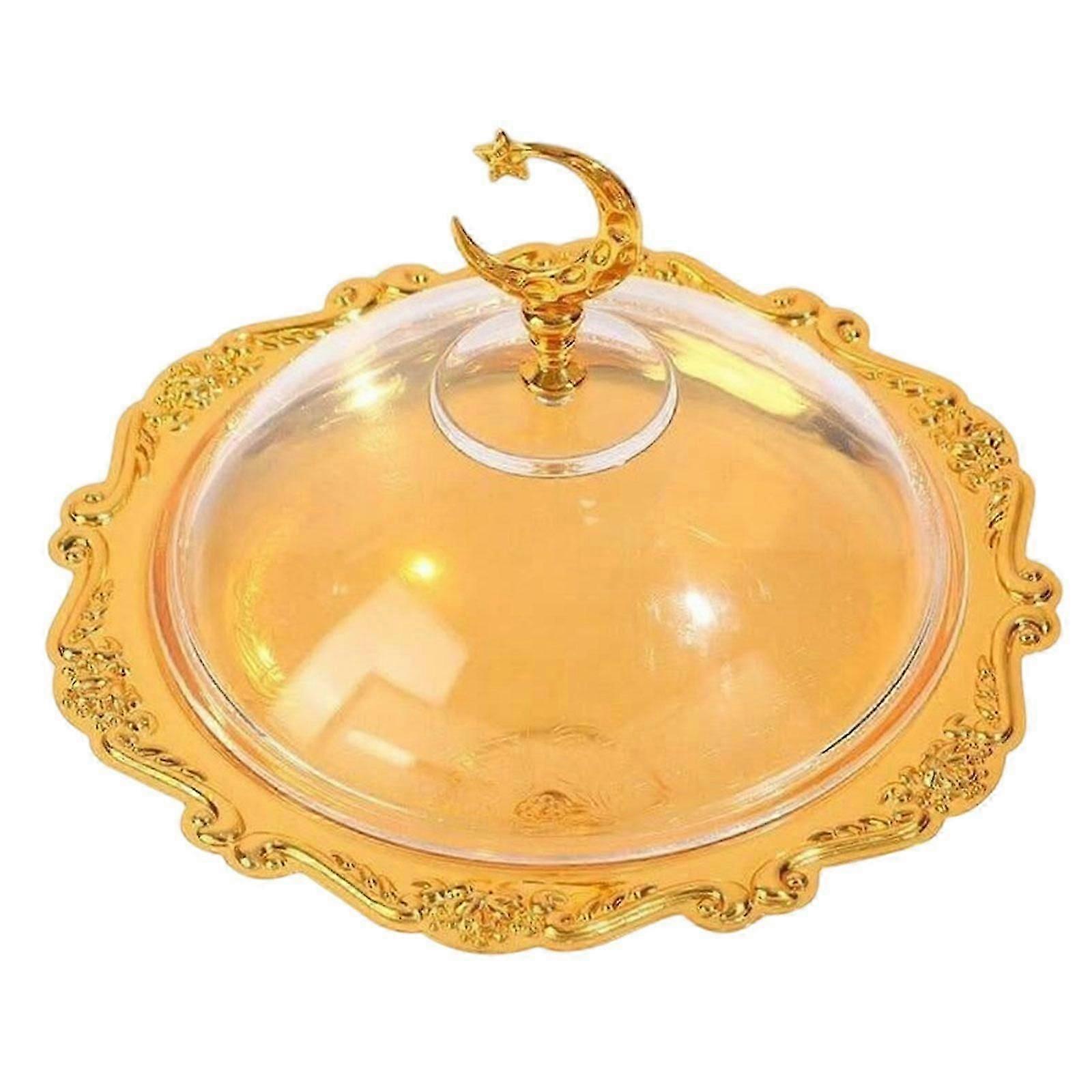 European Serving Tray with Cover Fruit Display Server for Countertop Wedding