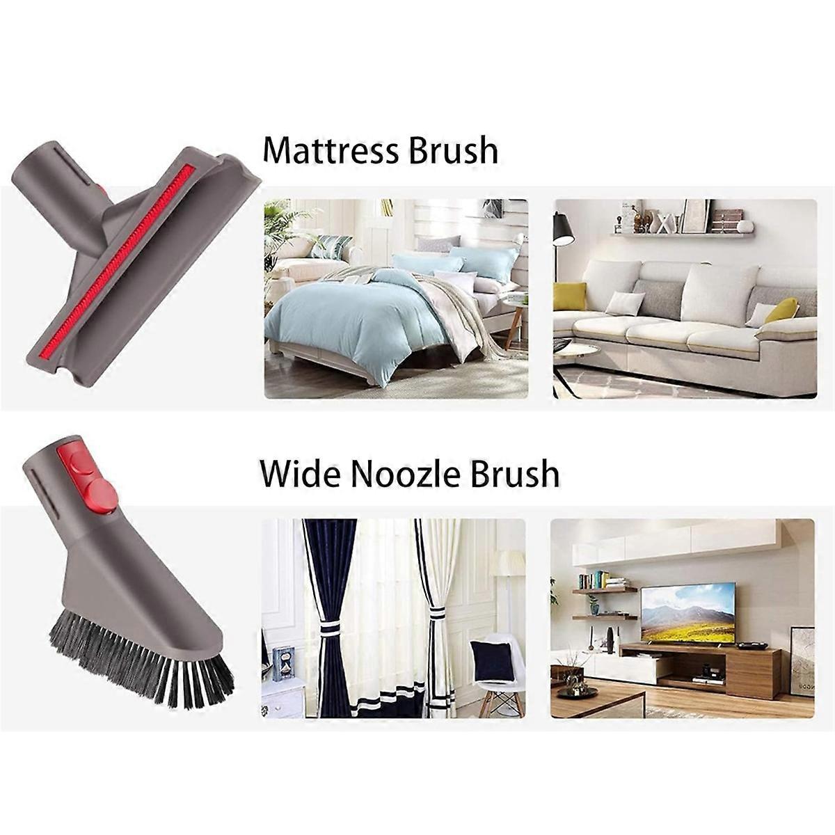 Replacement Attachment Kit for Vacuum Crevice Brush Tools