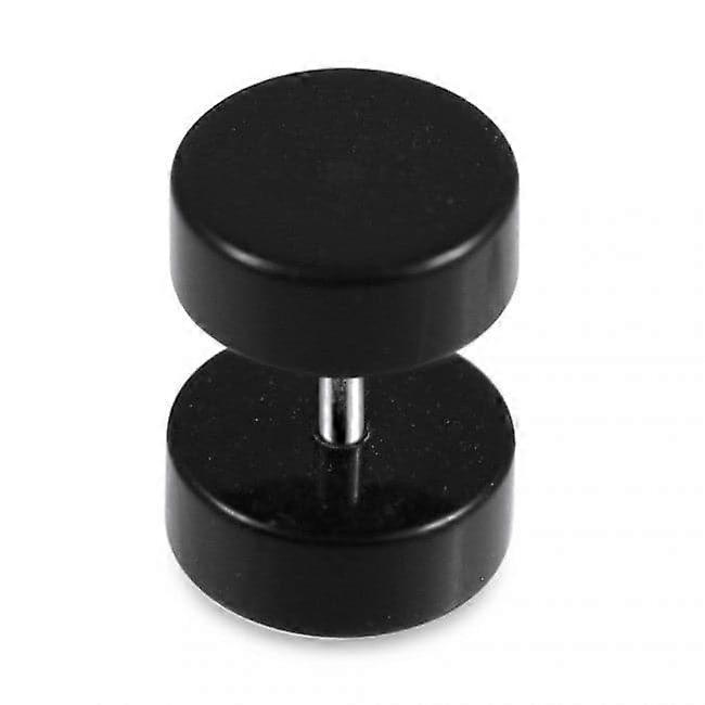 Uv Black Anodised Fake Ear Plug