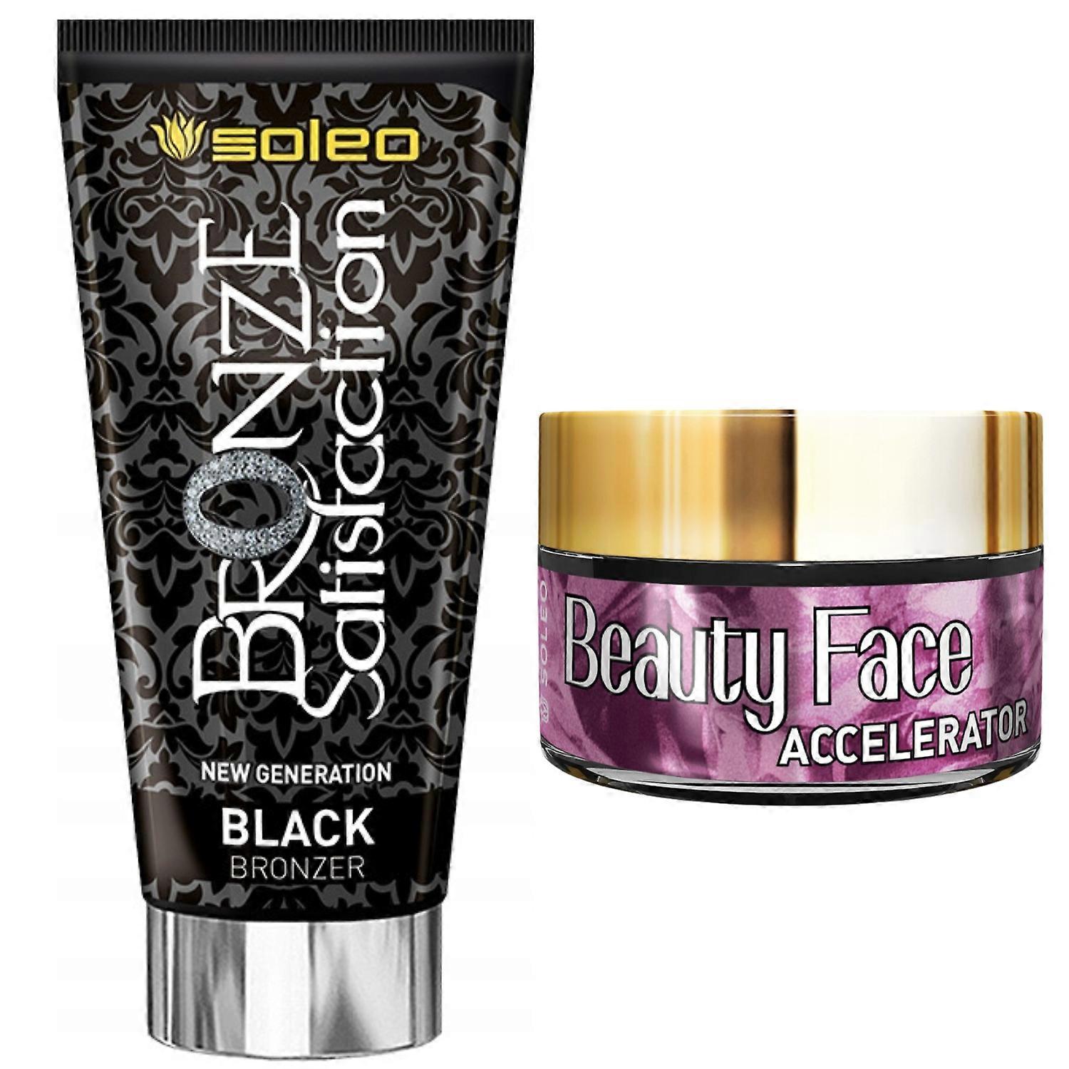 Soleo Black Bronzer Satisfaction + Beauty face jar