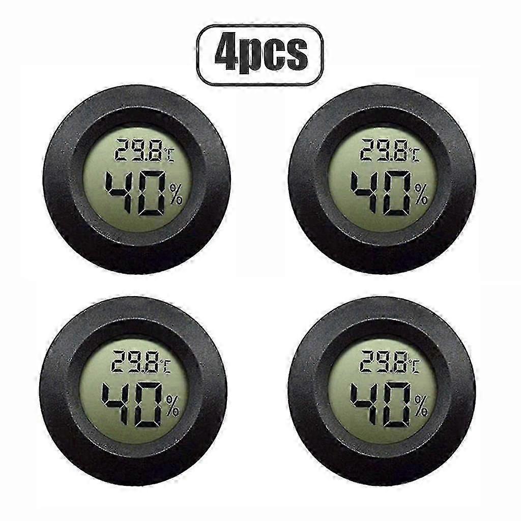 Mini Lcd Display Round Digital Thermometer,hygrometer Fridge Freezer