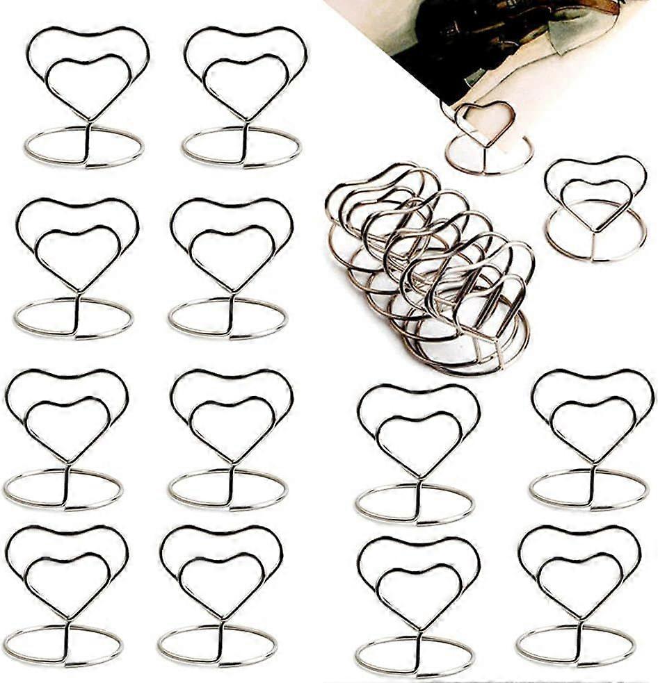 20PCS Memo Clip, Photo Clip Memo Holder, Photo Memo Card Holder, Metal Clip Table Card Holder, Memo Clip Photo Holder, Memo Holder Message Clips, for