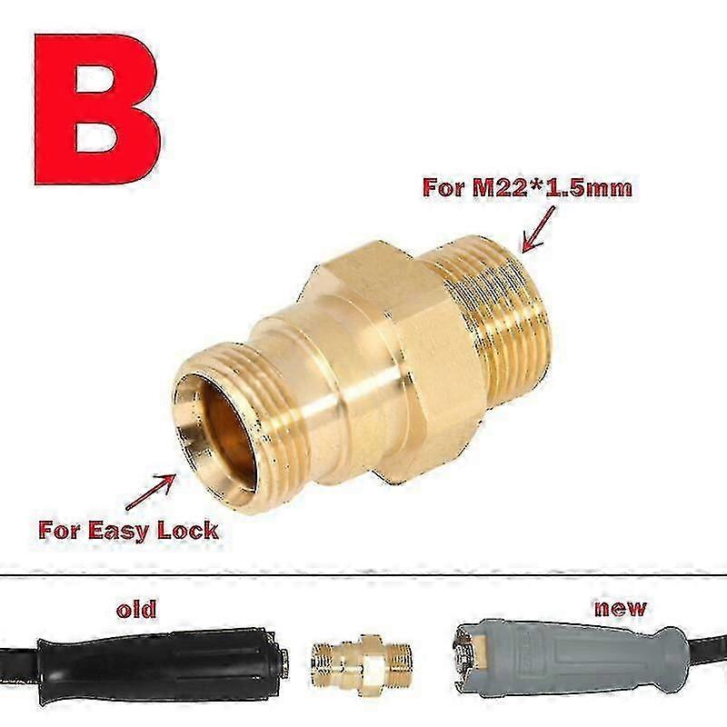 Hose Spray Gun Connector For Karcher Easy Lock Adapter To Quick Connect -New SZJR