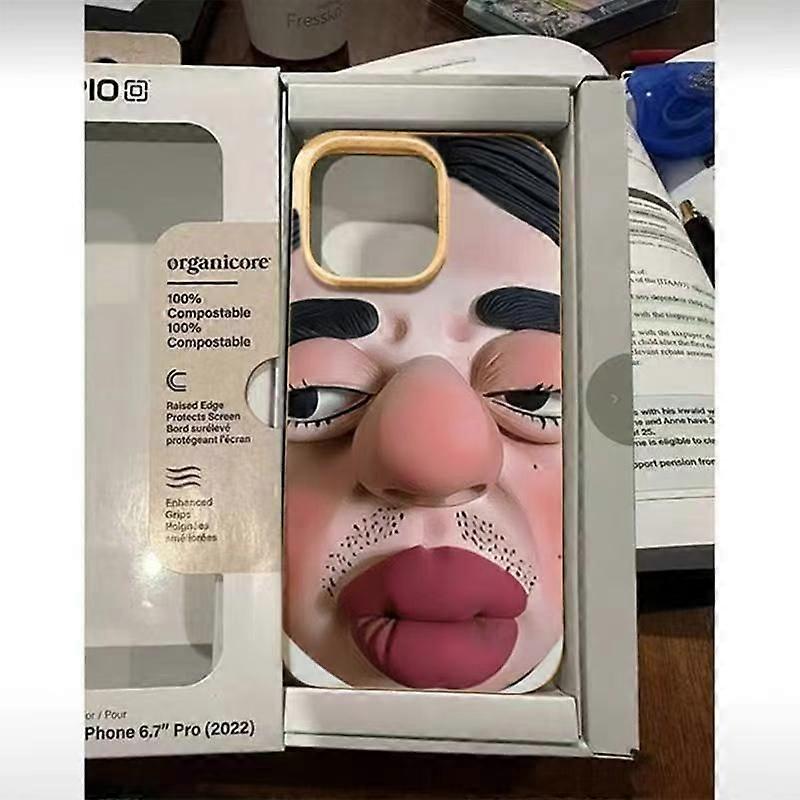 For Suitable for Apple mobile phone cases quirky stereoscopic clowns