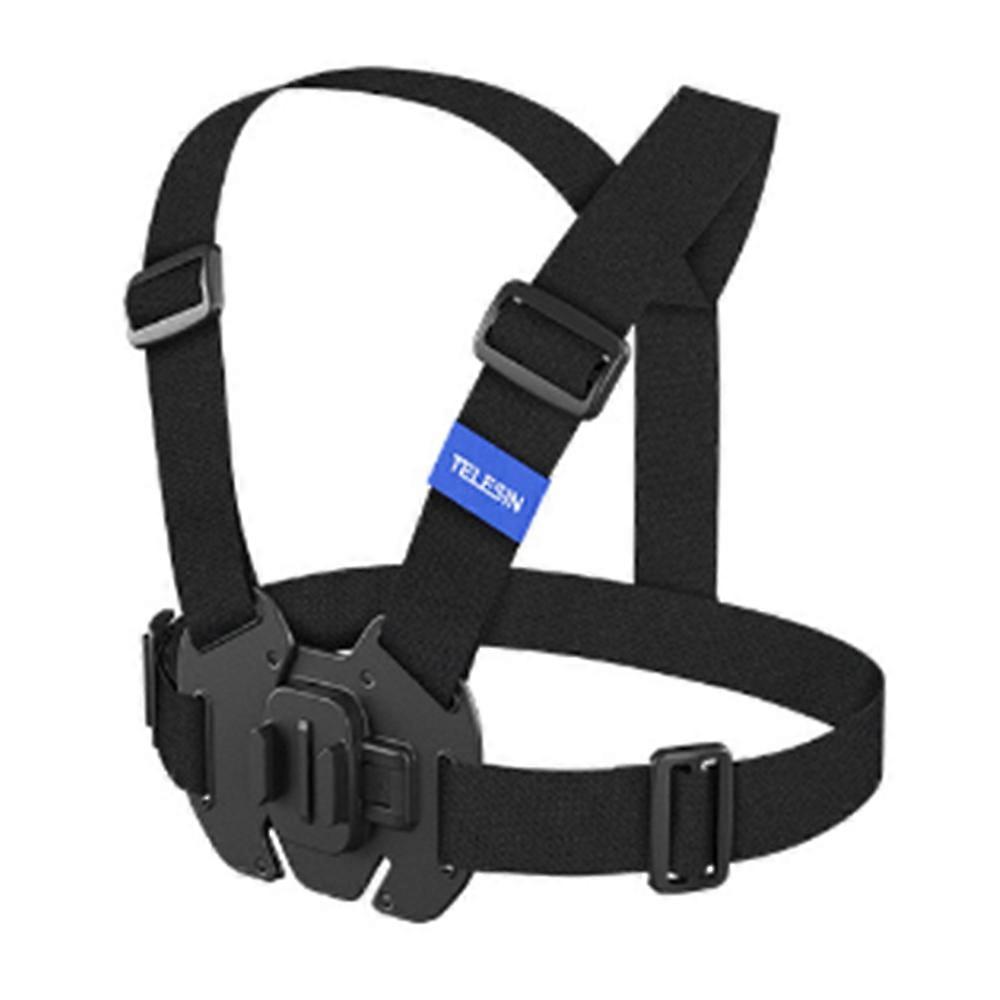 TELESIN S2-CGP-01 For DJI Osmo Action 4/Insta360 X4 POV Chest Mount Vest Quick Release System Strap