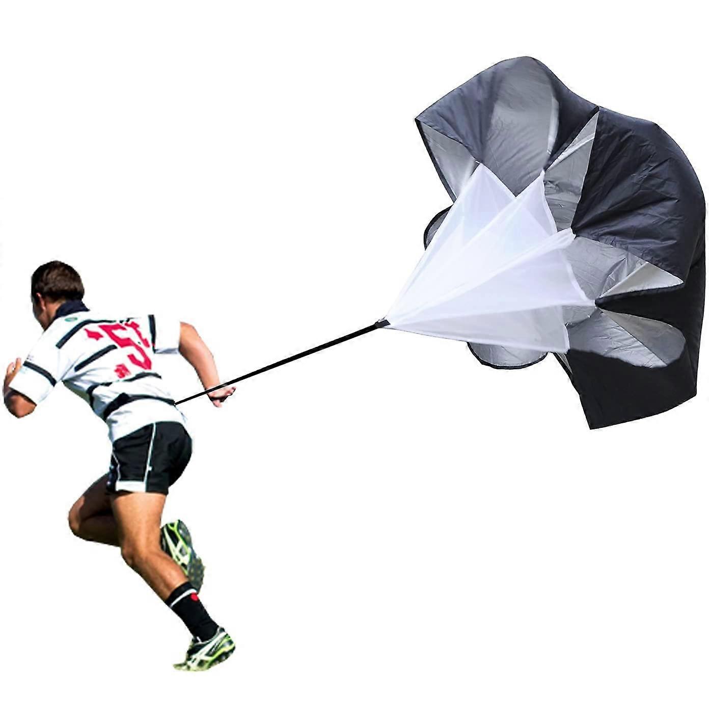Resistance Parachute 57' Chute Running Parachute, Resistance Trainer for Improving Adults, Power Speed Sprint Fitness Agility Stamina Tool