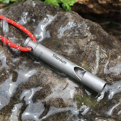 Titanium whistle for Ti154 high frequency lanyard
