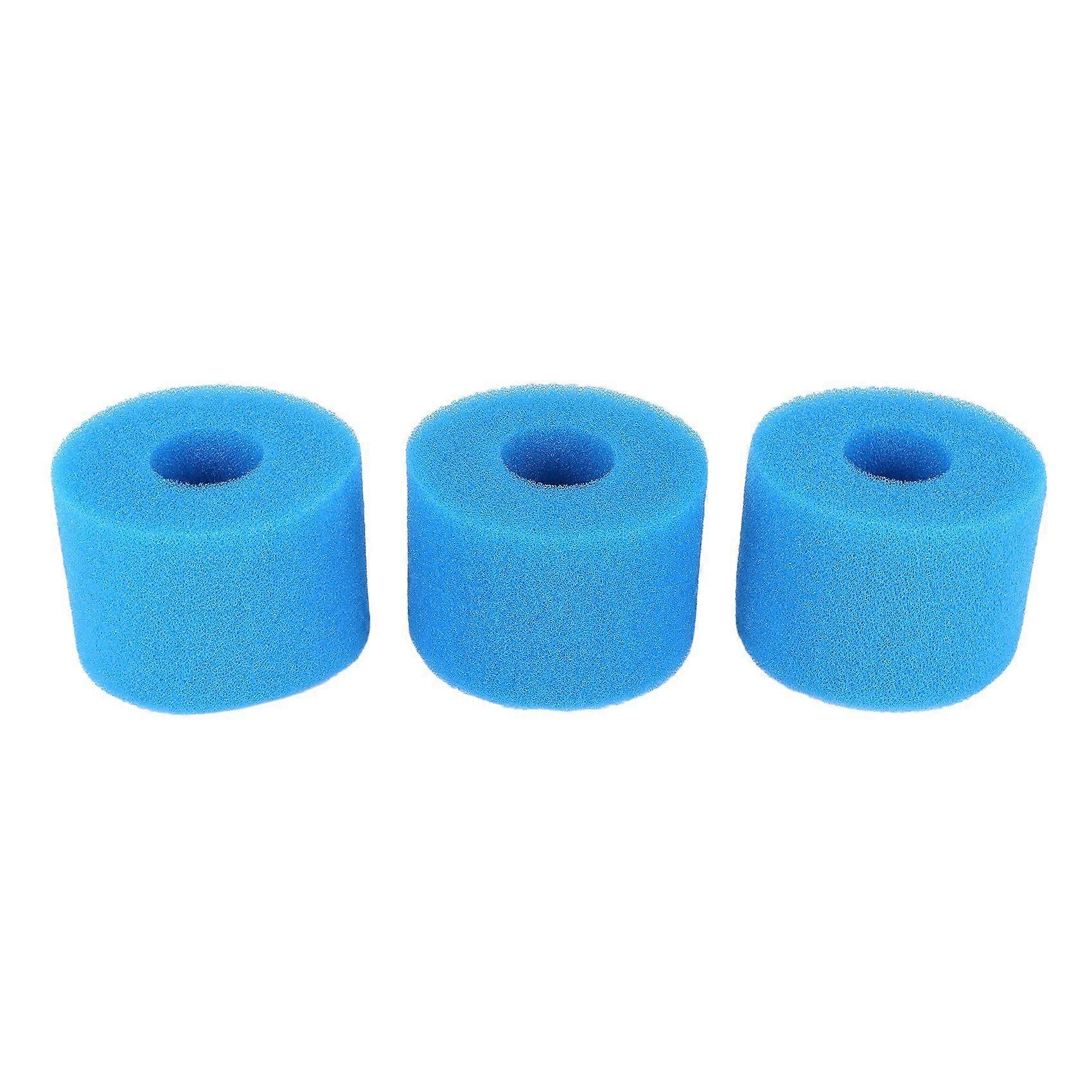 3 STÜCKE für Pure Spa Wiederverwendbarer/Waschbarer Schaum-Whirlpoolfilter Typ S1