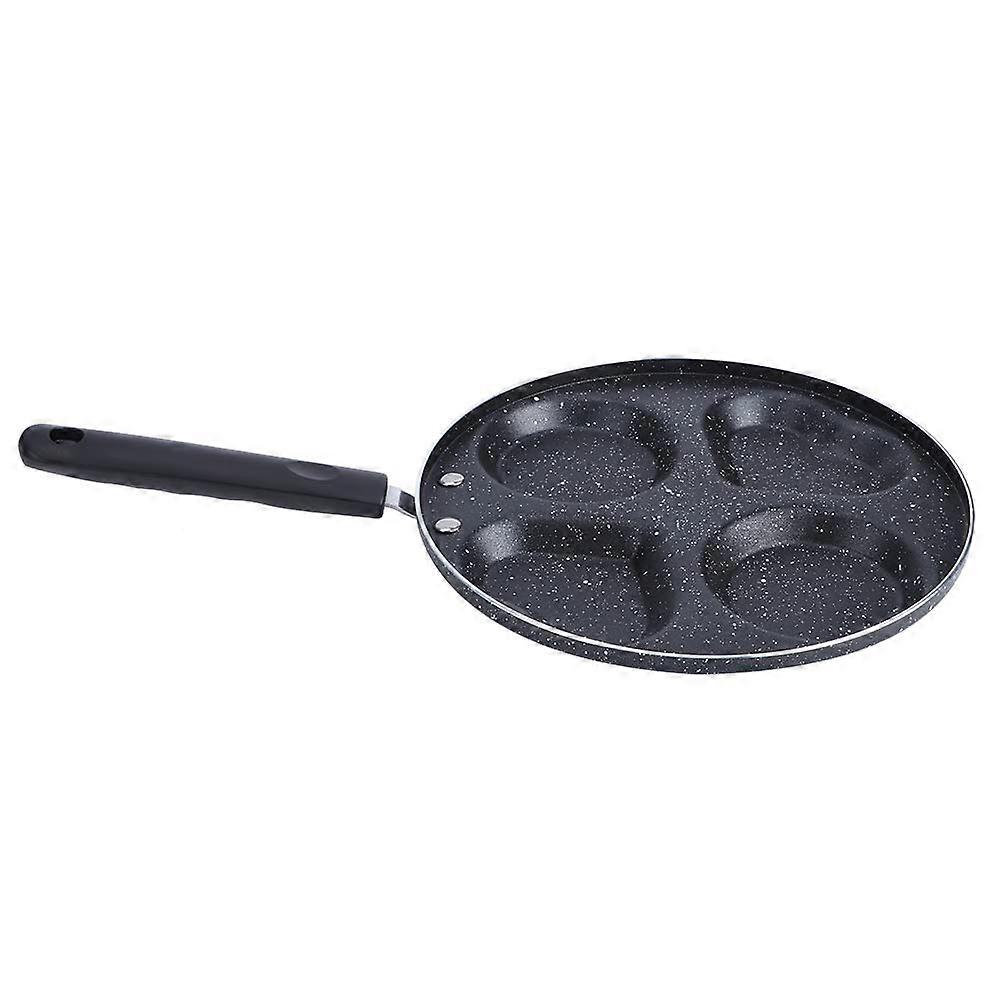 Fried Egg Frying Pan 24.5cm, Non-Stick Four Hole Breakfast Pan, Easy to Clean Kitchen Tool for Cooking Eggs
