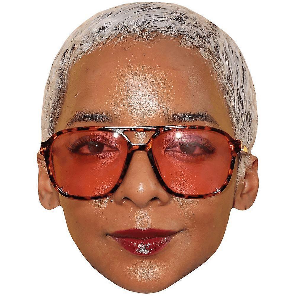 Kara Young (Glasses) Celebrity Mask, Flat Card Face