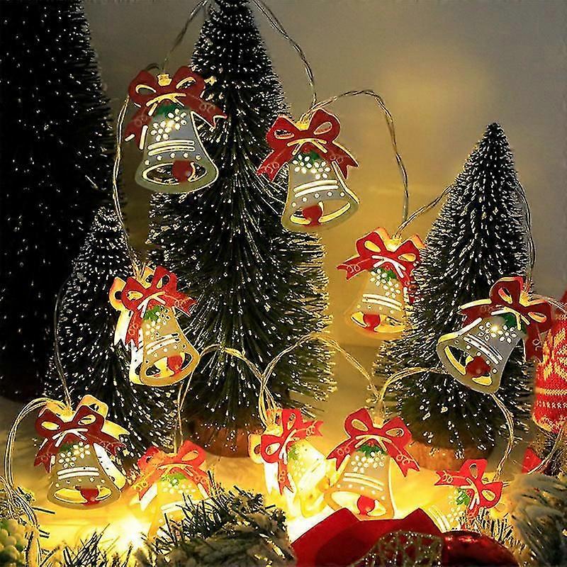 Christmas Led Light String Santa Claus Elk Snowman Xmas Ornament String Light Christmas Gift