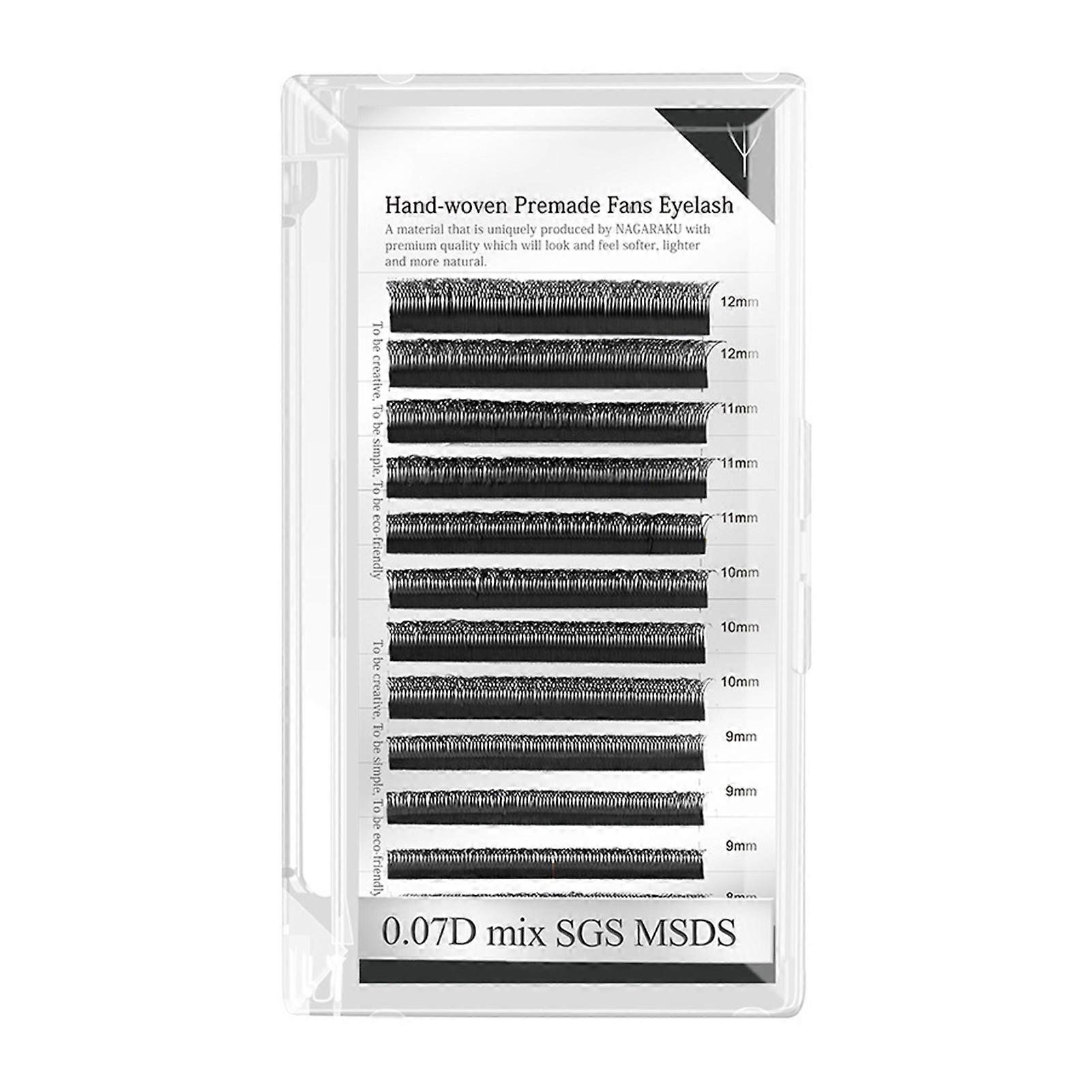 3 Leaf Clover Grafting Eyelashes Fluffy Wispy Self Adhesive Lashes