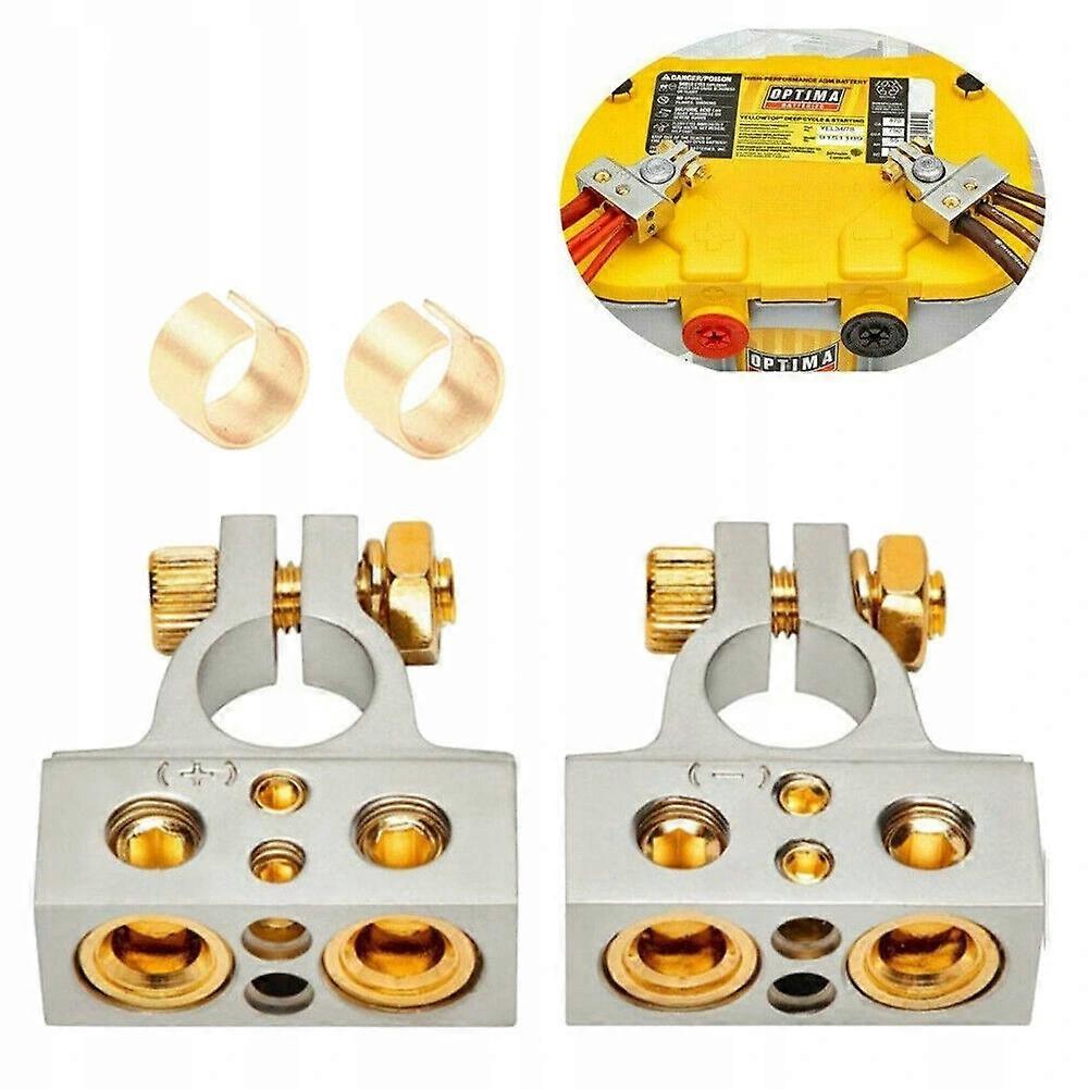 Battery Clamp Quick Connectors 2pcs