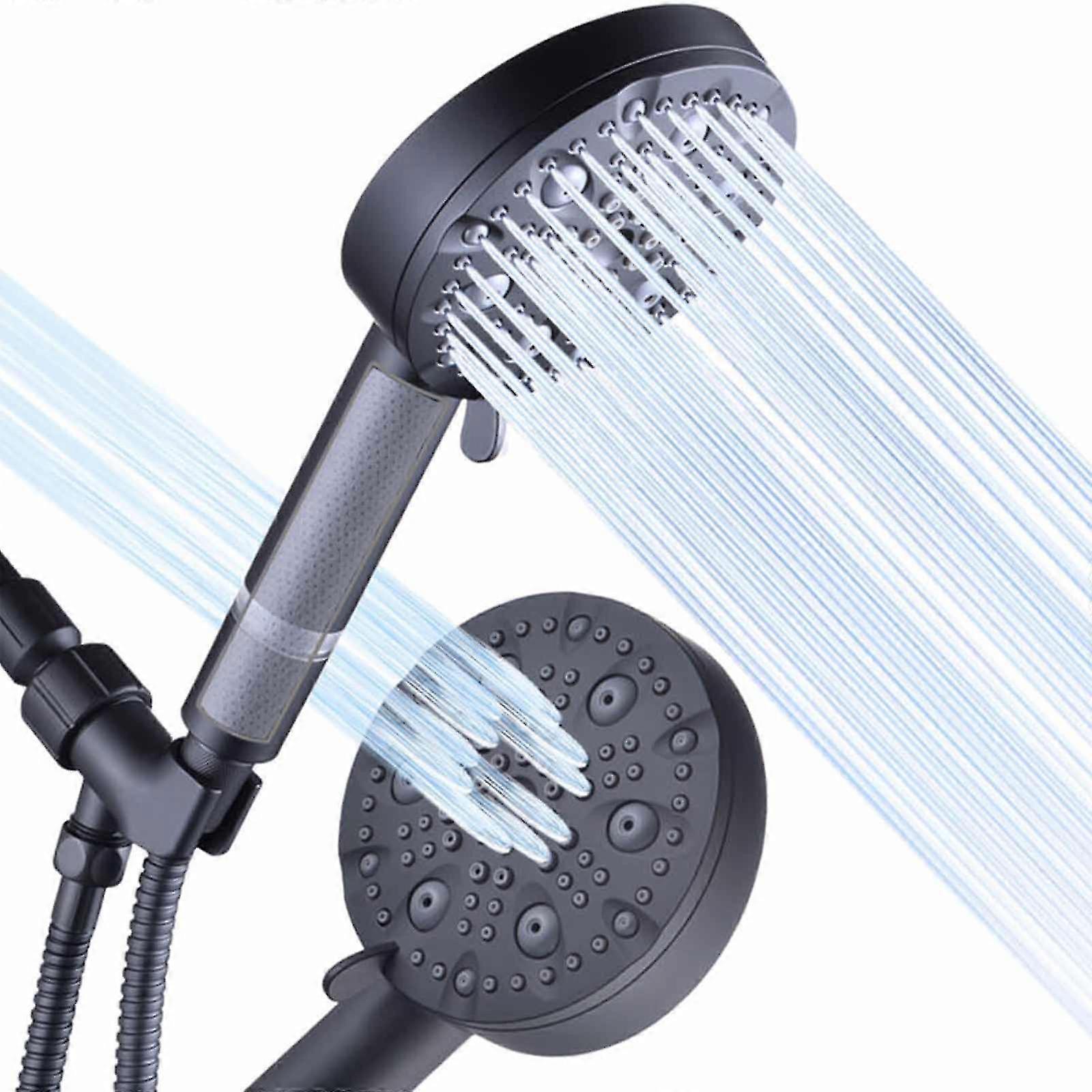 YiShu Handheld Shower Head with Filter, for Hard Water Remove Chlorine and Harmful Substance