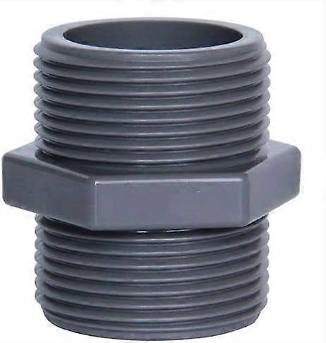1 PC 1/2 "3/4" 1 "1-1 / 4" 1-1 / 2 "BSP Gwint zewnętrzny Złączka sześciokątna Złączka rurowa PVC Adapter