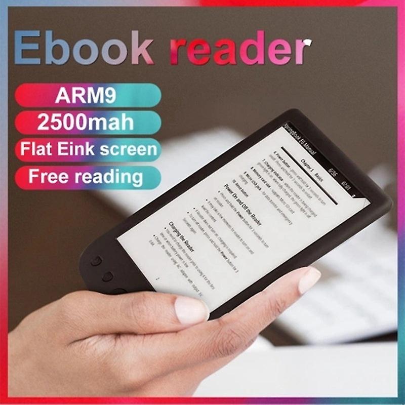 Lecteur Ebook FAUOSWUK 5 Pouces - Écran Tactile LCD Couleur, 1 Go RAM + 8 Go Stockage, WiFi, Bluetooth, Anti-éblouissement