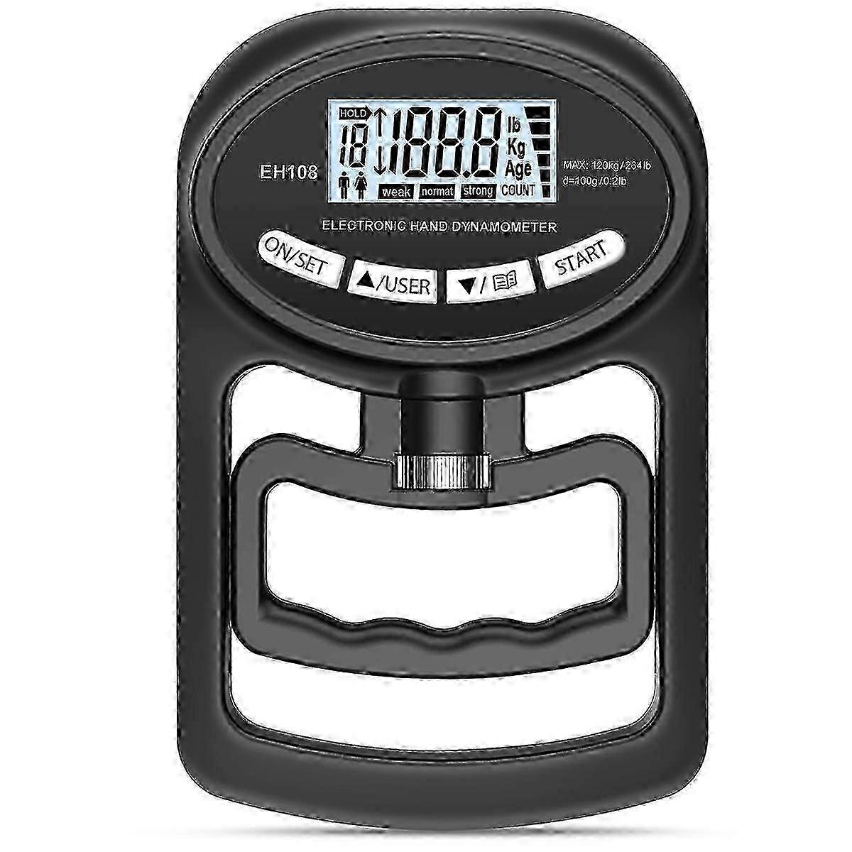 £ 265 / 120kg hånd dynamometer grep styrke trener-elektronisk håndtak styrke tester grep s