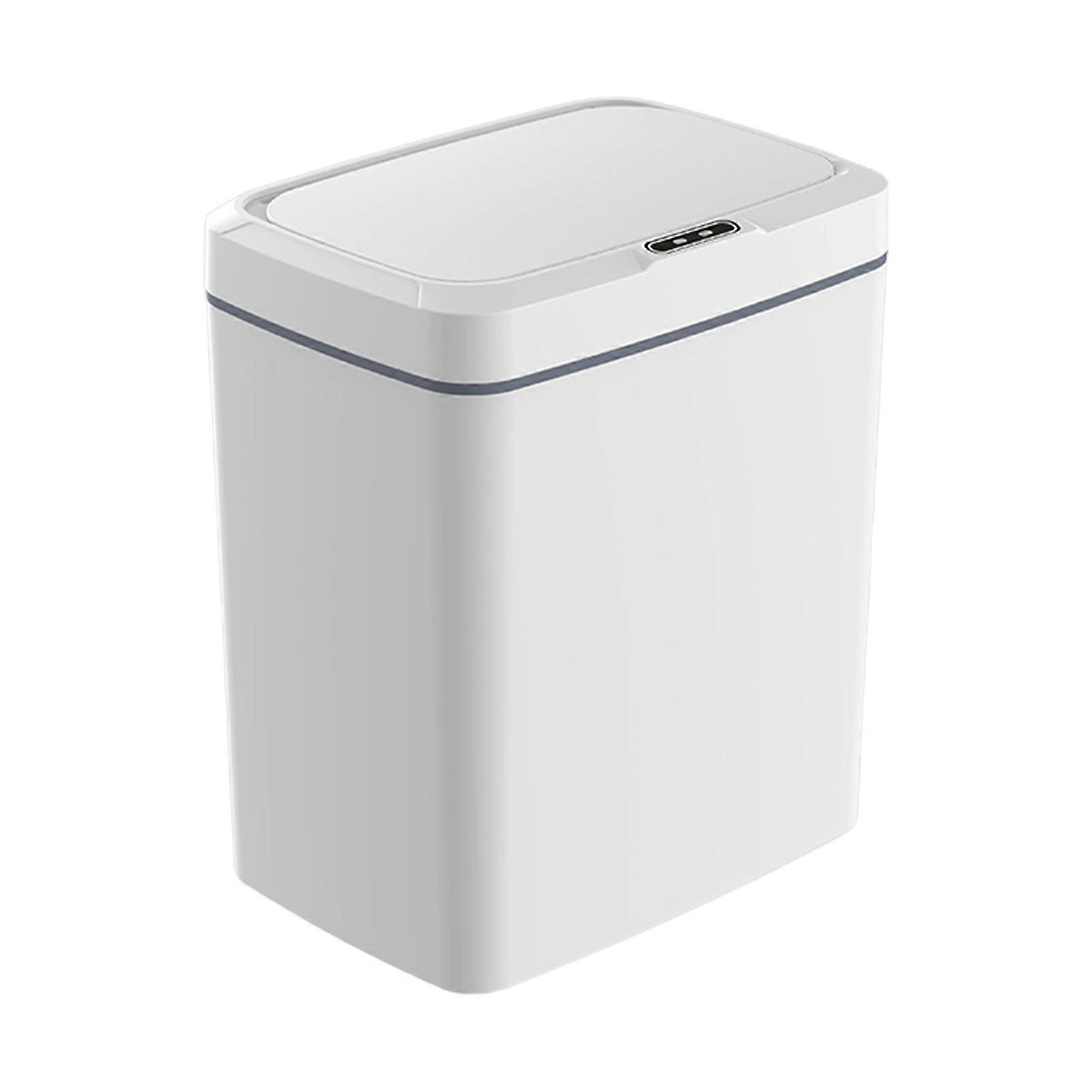 Automatic Bathroom Trash Can with Lid Large Capacity Household Garbage Can