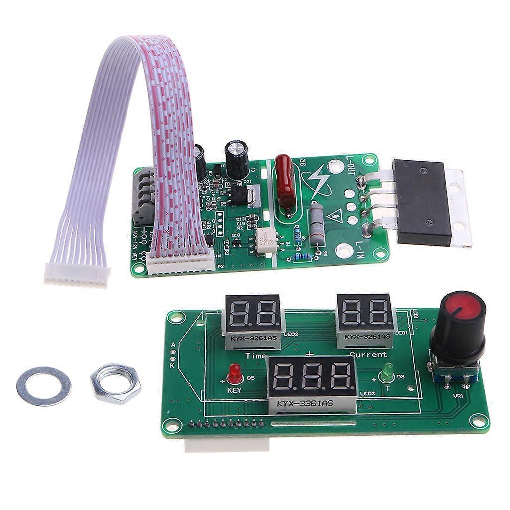 Digital Single Pulse Encoder Spot Welder 100a/40a LCD Display Transformer Controller Welding Board Multicolor