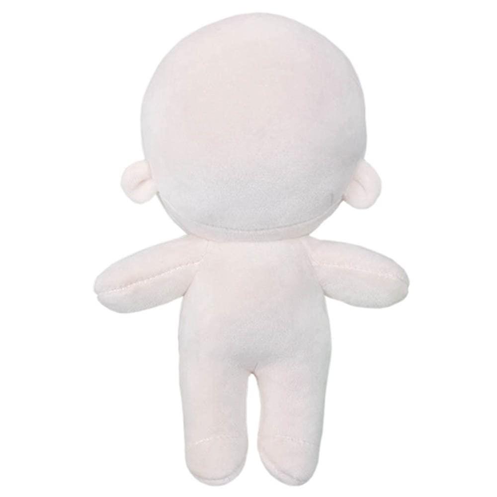 10CM Plush Doll Humanoid Stuffed Toy with Glossy Wearable Clothing, Normal Body, No Embroidery, Model A-2