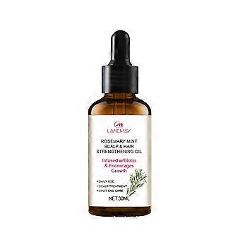 Rosemary Mint Scalp & Hair Strengthening Oil, Rosemary Mint Scalp & Hair Oil for Growth and Dry, Damaged Hair, Frizz Free