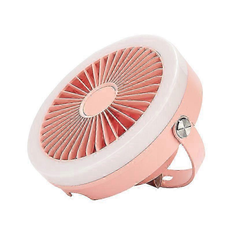 Wiederaufladbarer Mini-Deckenventilator mit Licht, Handheld-Design