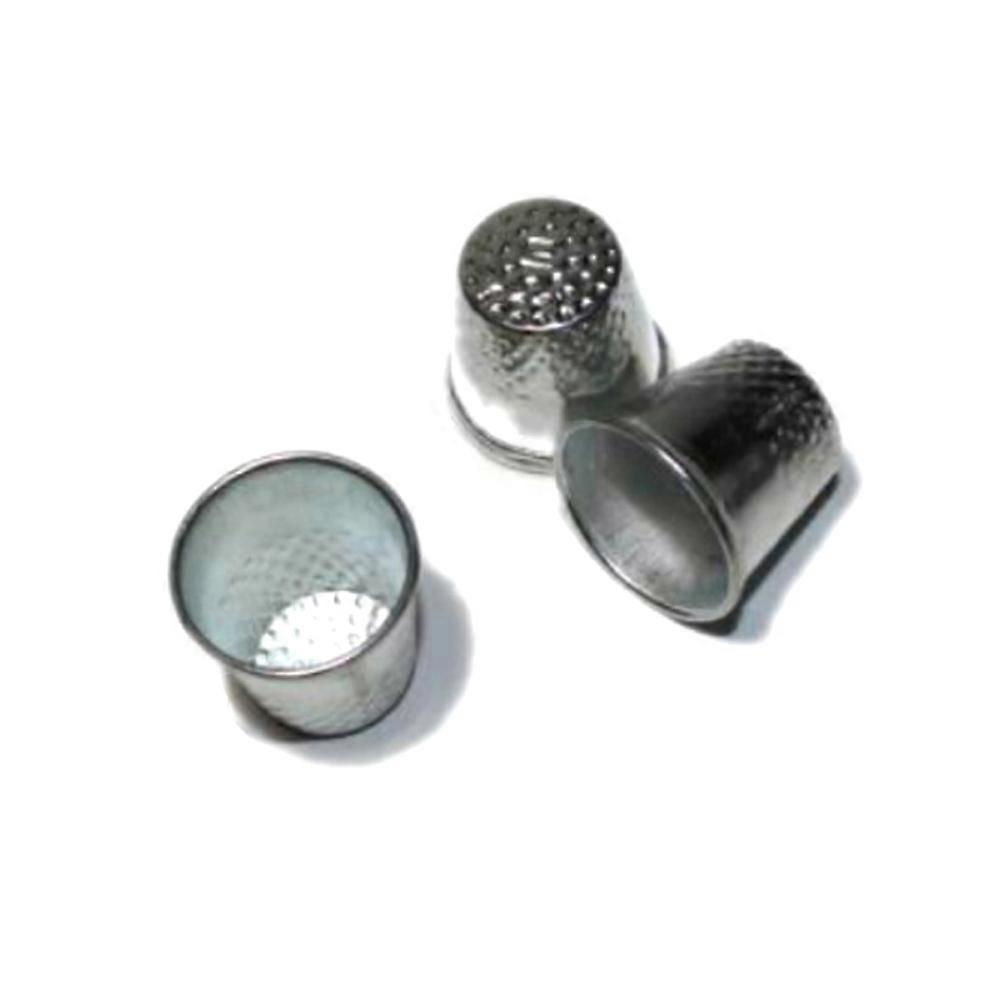 Thimbles Tailor Sewing Tool Silver Metal Grip Finger Shield Protector Tools