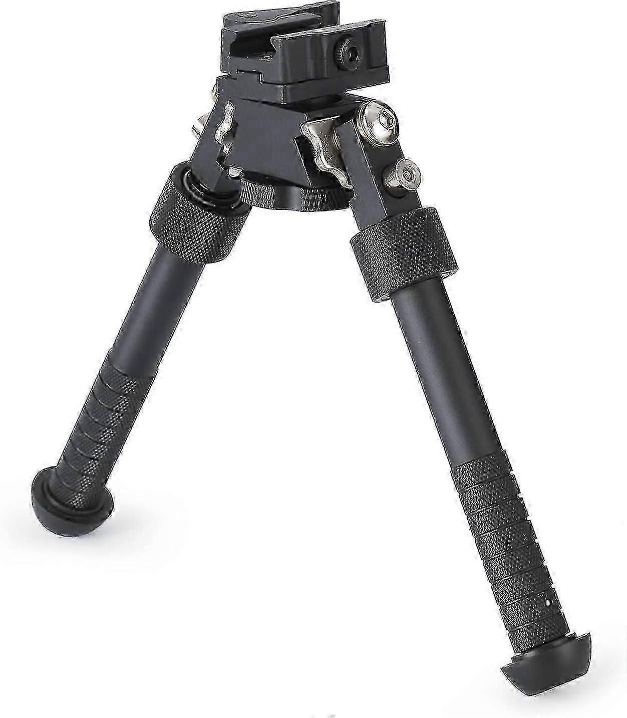 Quick Release Swivel Tilt Adjustable Bipod for Rifle Hunting Camera, 6-9 Inch Tripod Stand, Black