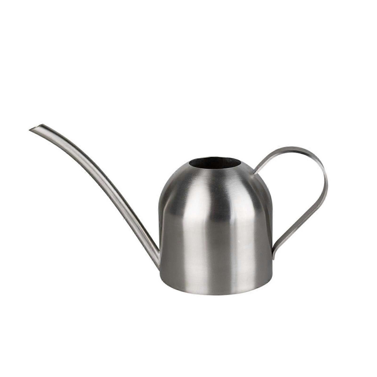 Stainless Steel Watering Can Vintage Garden Watering Can with Long Spout, 500 ml/1000 ml For Family, Office, Potted Plants, Bonsai Watering