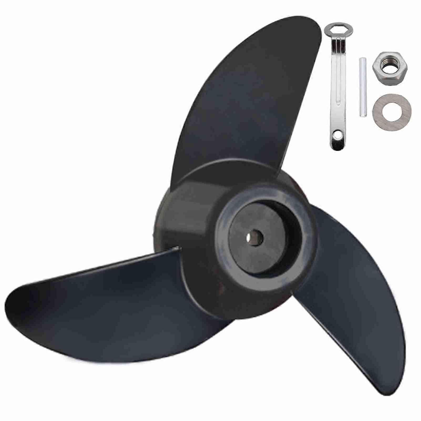 Electric Outboard Motor Propeller Kit for Marine Boats, Durable Replacement Boat Propeller with High Efficiency and Corrosion Resistance