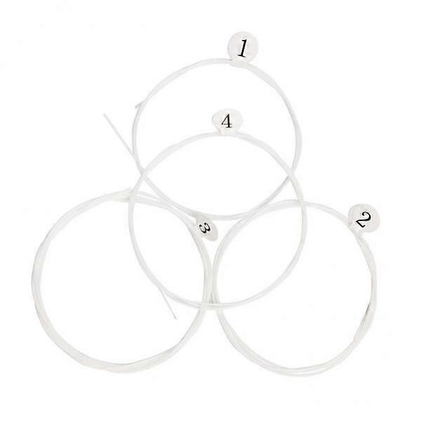 3x Ukulele Strings Nylon Clear Professional Uke 4 Strings Light String
