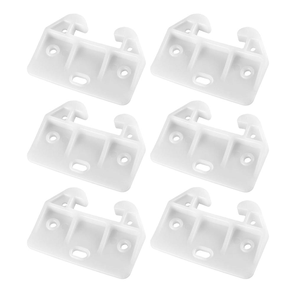 Plastic Drawer Guides Set for Dresser Slides Easy Install Furniture Replacement Parts Decor Design 6pcs