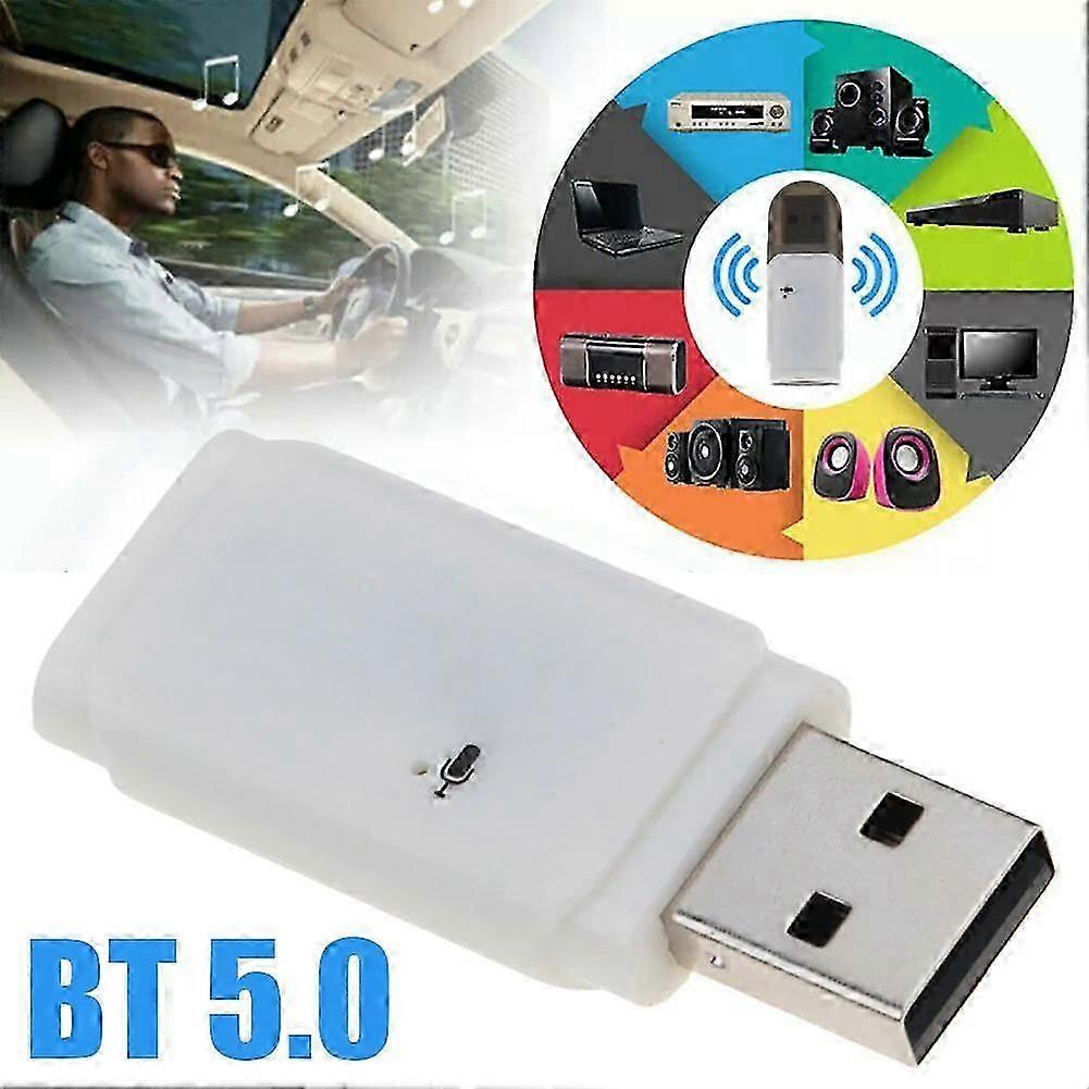 USB Bluetooth 5.0 Wireless Audio Music Stereo Adapter Transmitters Receivers 2025