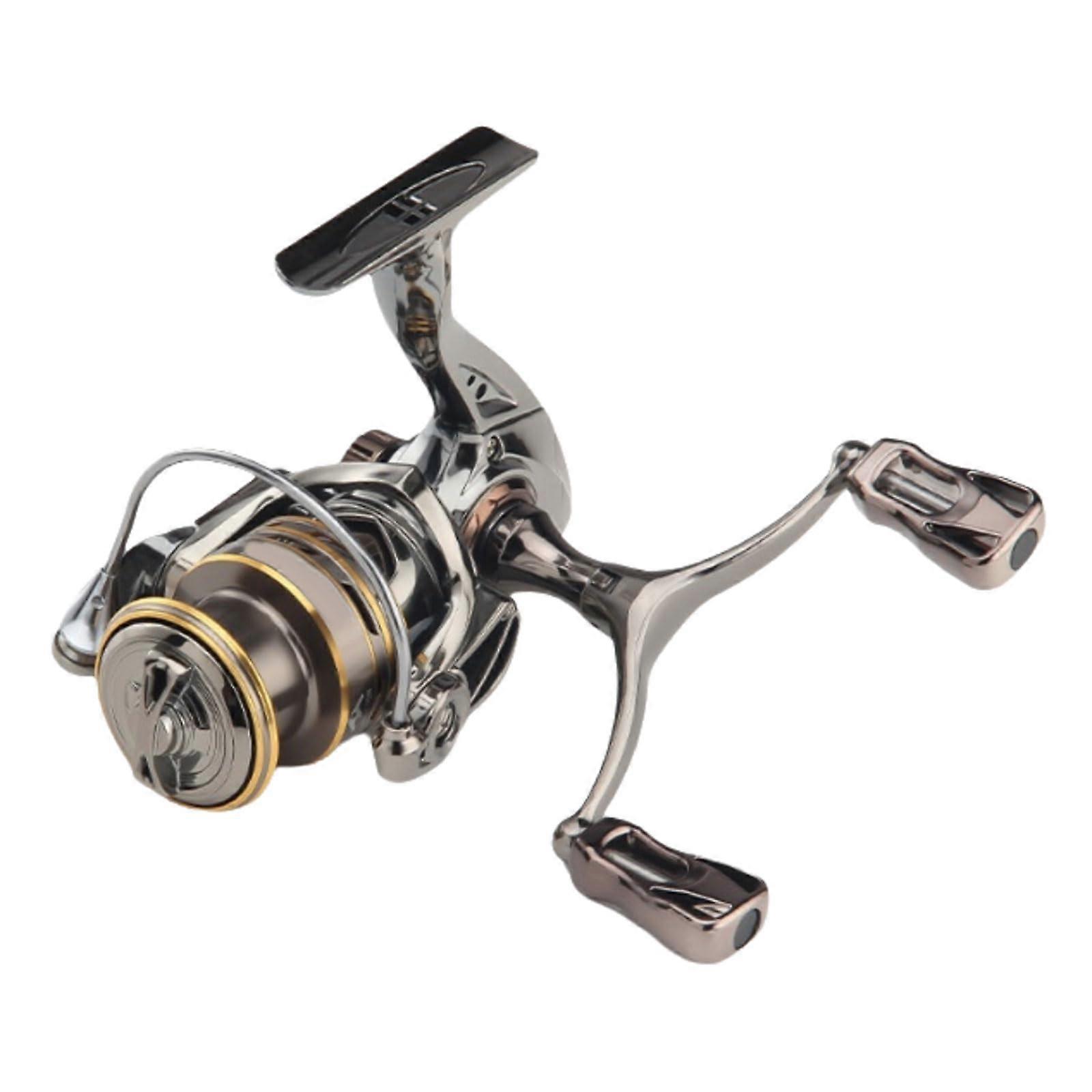 Spinnings Fishing Reel 5.2:1 Ratio with Left/Right Interchangeable Foldable Handle, 13lb Access CD1500S