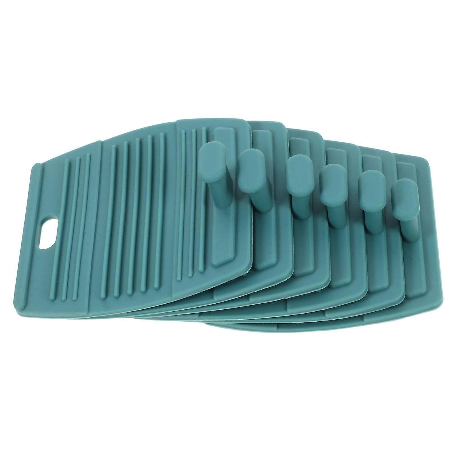 Couvercle de poignée en silicone antidérapant Pot Poignée Poignée Sécurisée Design Élégant Apparence Moderne Accessoire De Cuisine 6Pcs