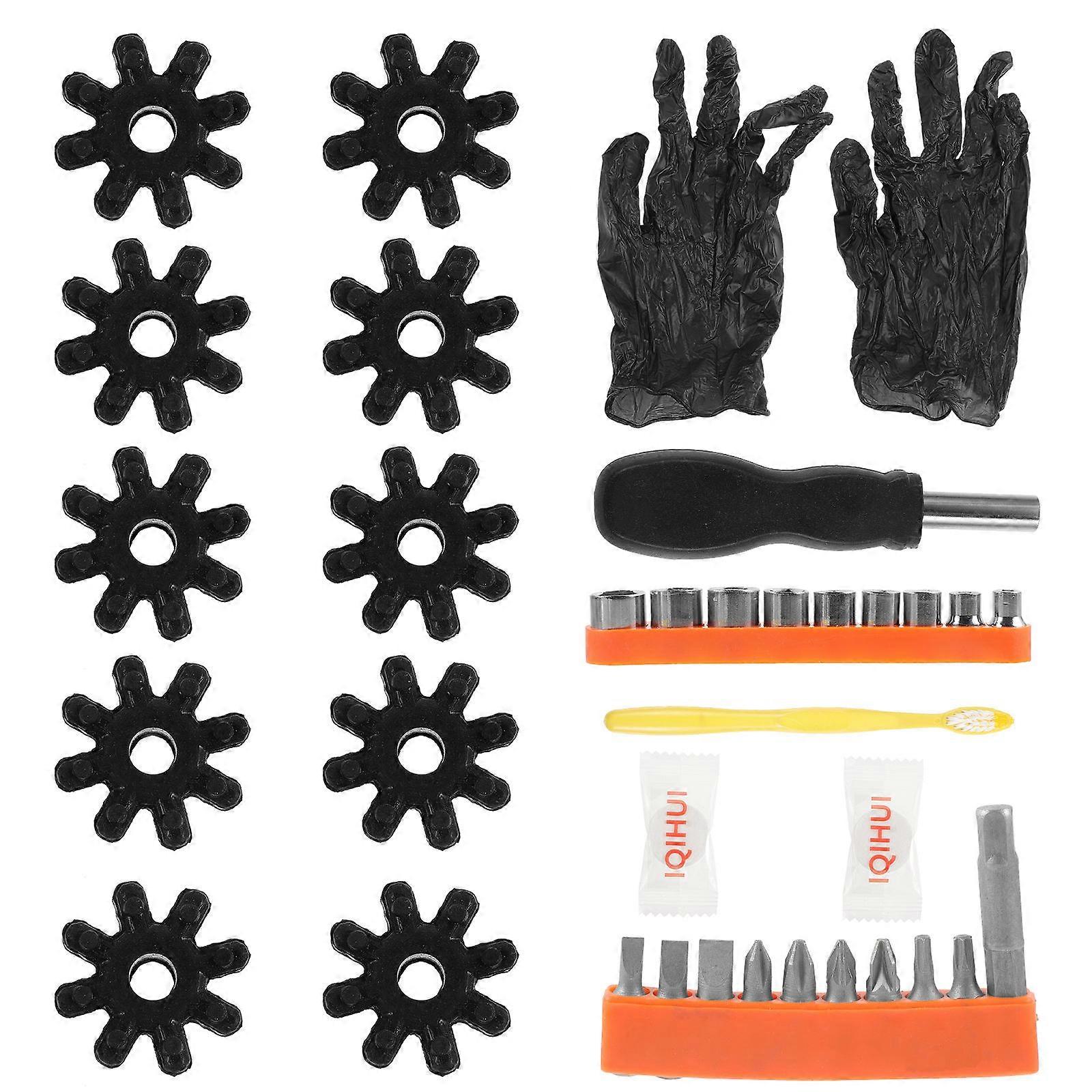 Washers for Steering Column Flexible Gaskets Protection for Steering Column Black Corrosion Resistance 1Set