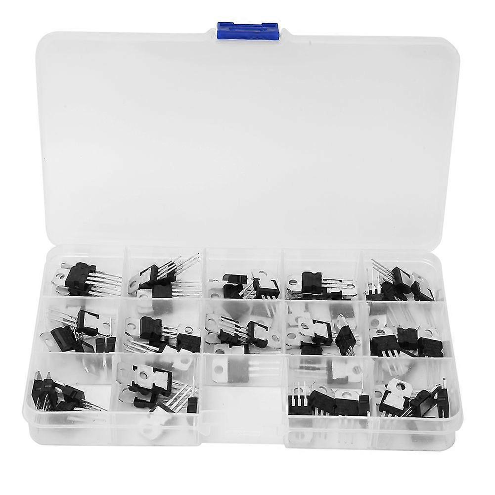 70PCS 14 Values Three Terminal Positive & Negative Voltage Regulator Transistor Set