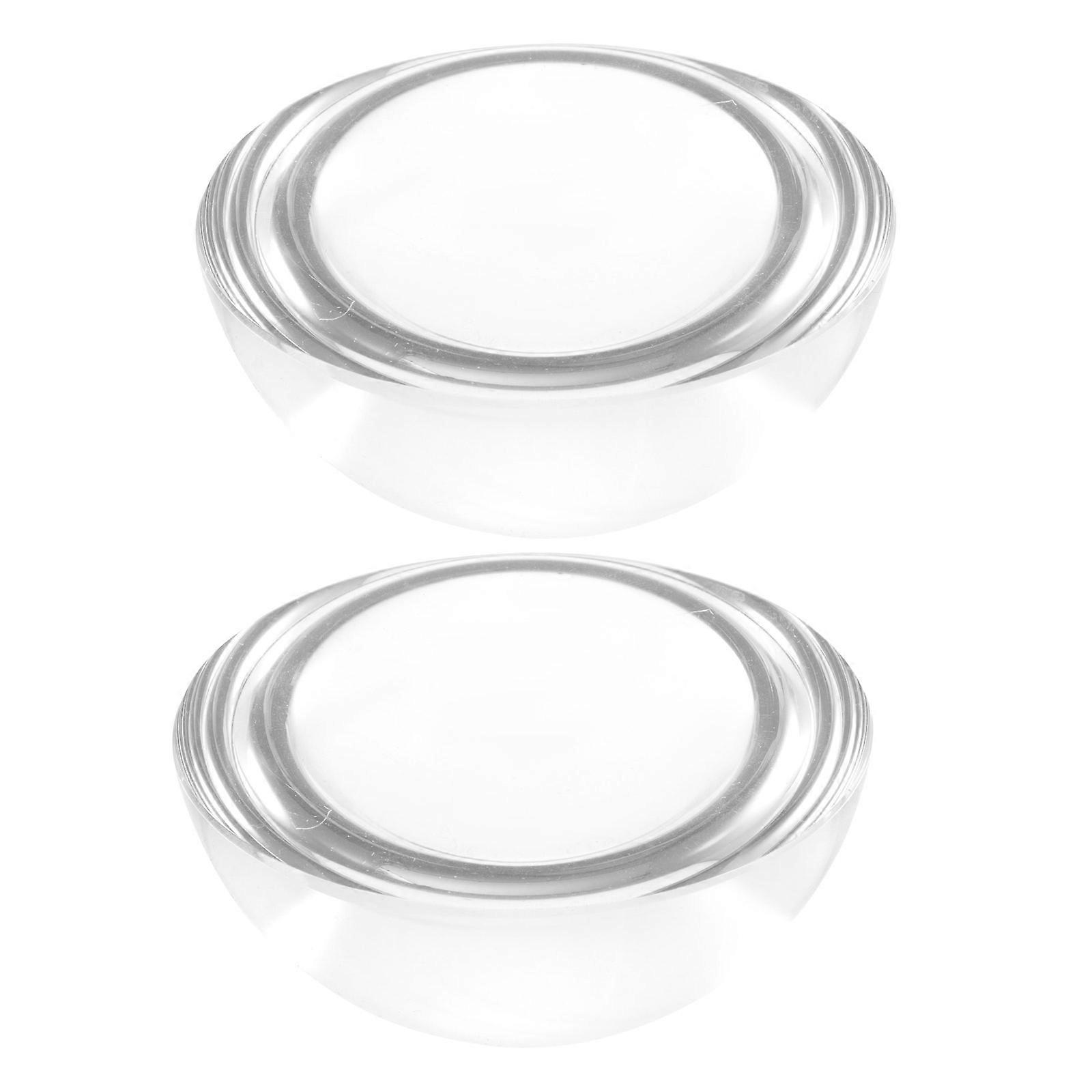 Sewing Pattern Weights Crystal Dome Weights Transparent 5.70X5.70X2.50CM Holding Down Paper 2Pack