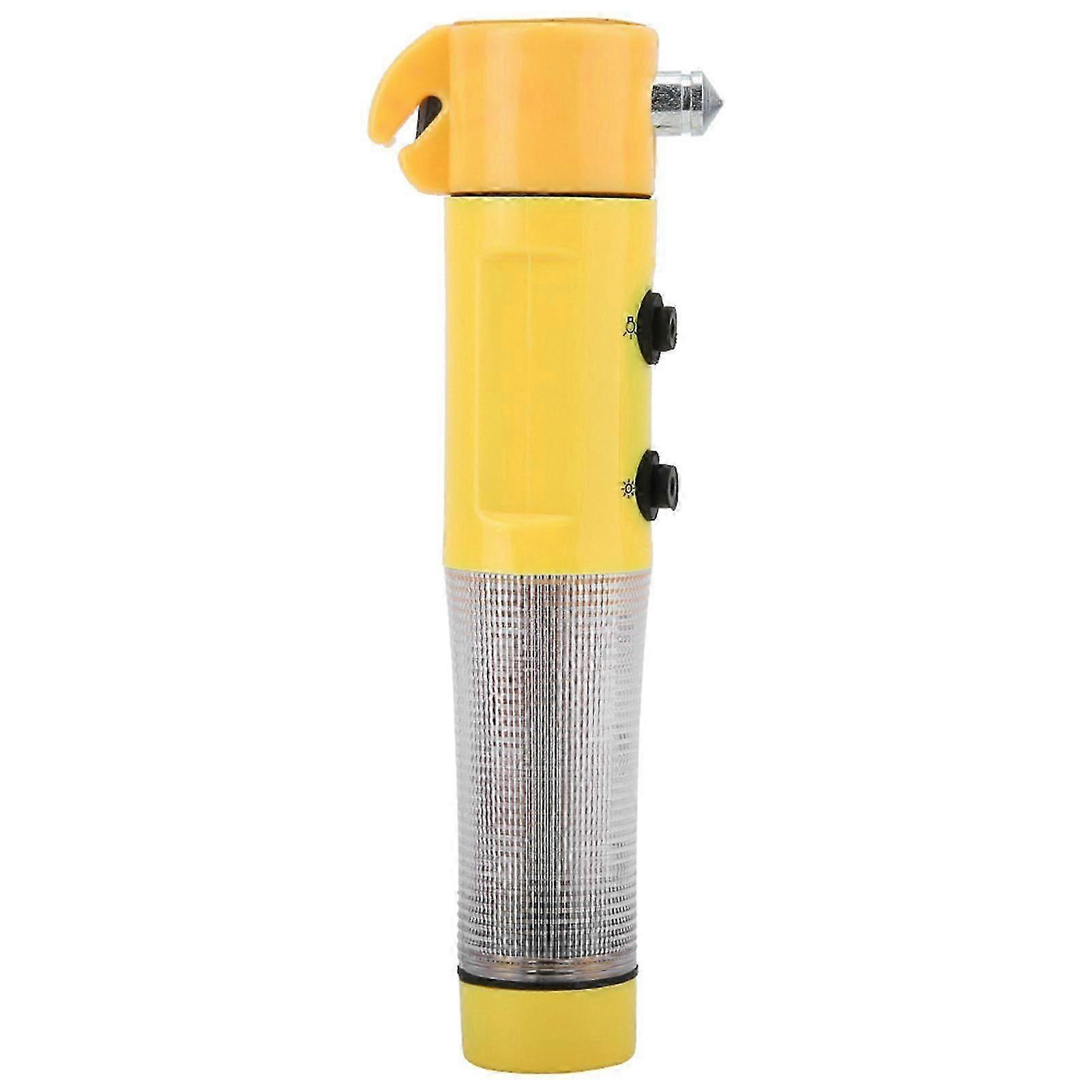 4 in 1 Multifunctional Car Emergency Safety Escape Hammer Window Breaker Flashlight Belt Cutter