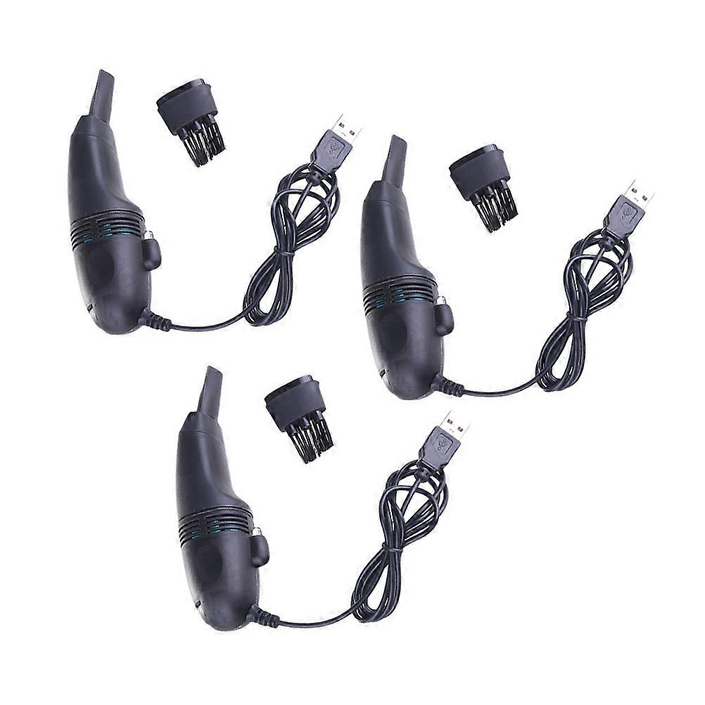 Vacuum For Computer Keyboard Dust Sweeper Portable Usb Cleaner For Cleaning Electronic Devices 3Pcs