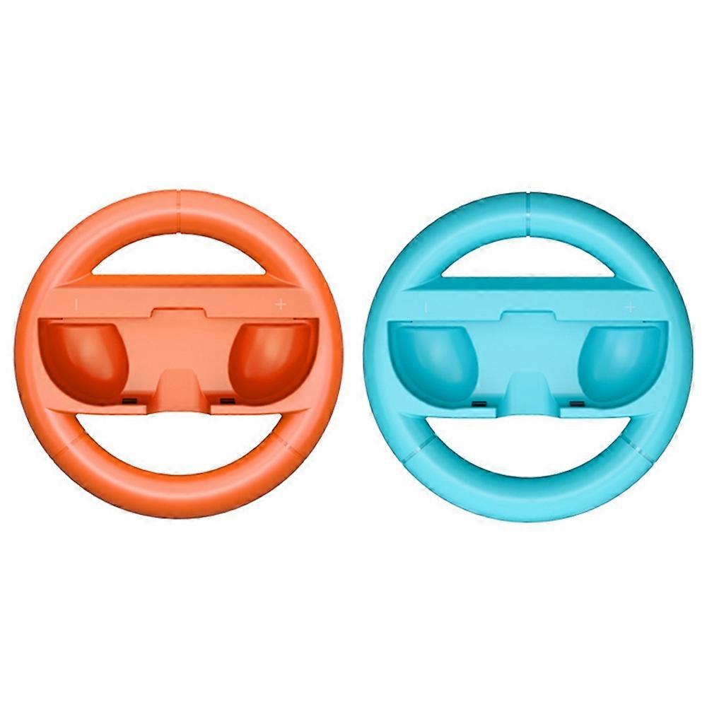 S202 For Nintendo Switch 2 Joy-Con 2Pcs Racing Steering Wheel Grip Handle Game Controller Accessory