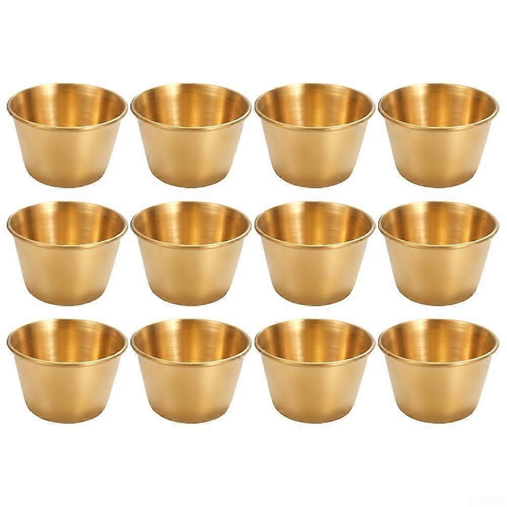 Elegant Stainless Steel Sauce Cups, Functional and Stylish for Effortless Entertaining, Perfect for Home Hosts