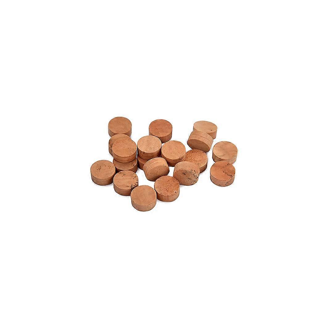 Pack of 20 Saxophone Cork Mats Trumpet Cornet Water Key Skewer Value Cork Pads for Brass Instruments Parts Accessories
