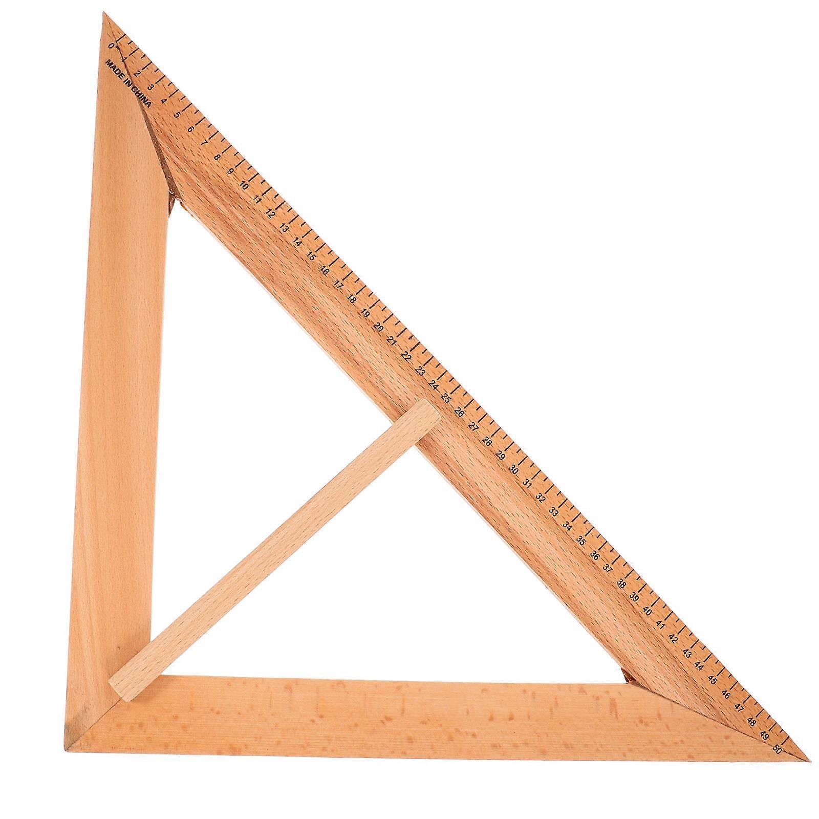 Classroom Triangle Ruler Geometry Ruler Set Teachers Students 21.03X10.61X0.59in Drawing Shapes 1Pack