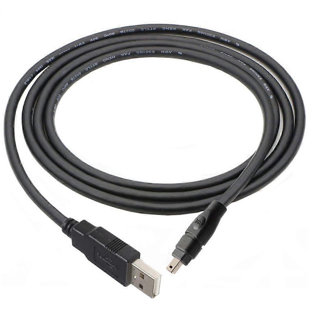 USB para cabo de dados Firewire de 4 pinos macho para conectores macho USB2.0 para IEEE 1394