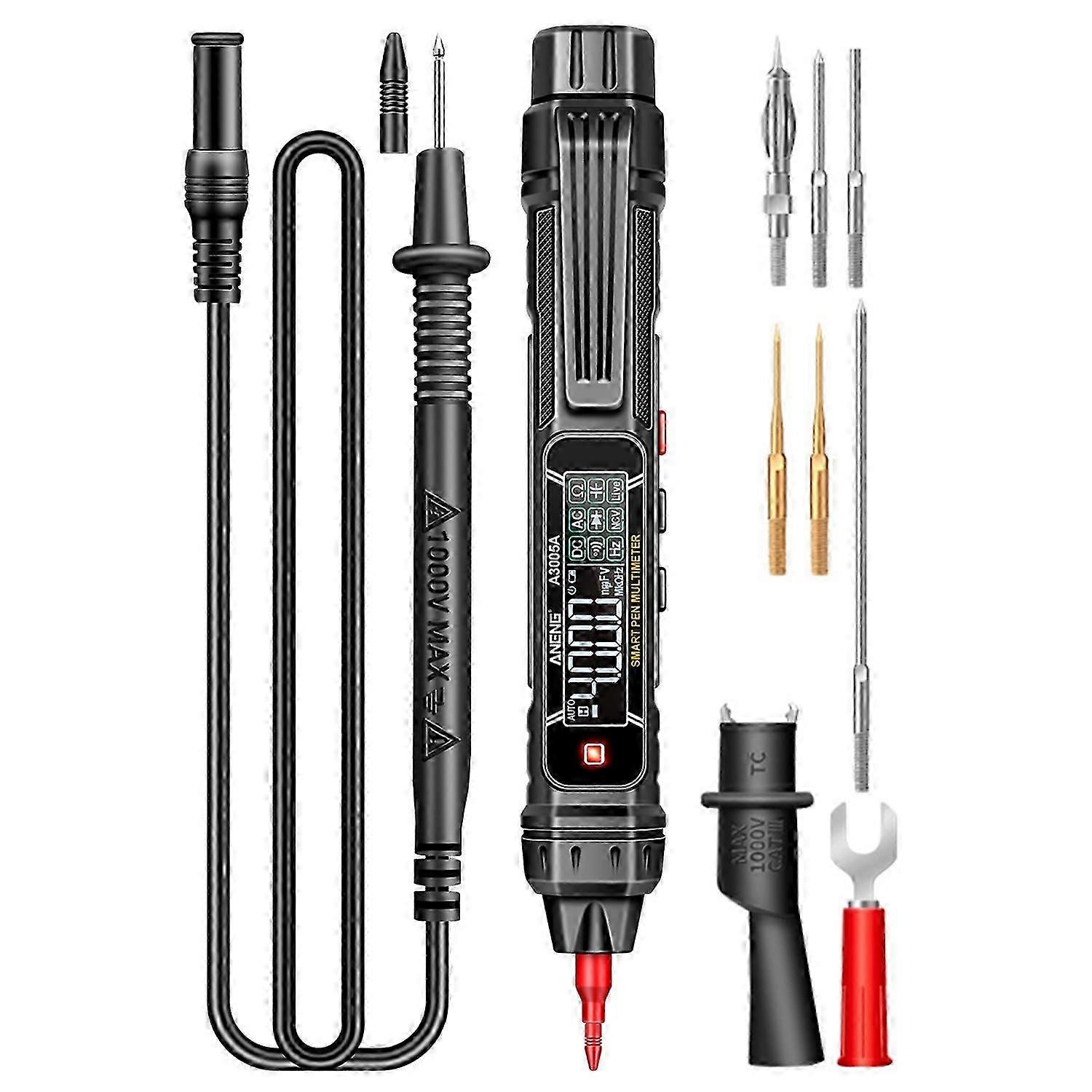 Professional AC/DC Voltage Meter Smart Measuring Tool for Certain Brand Digital Multimeter Pen