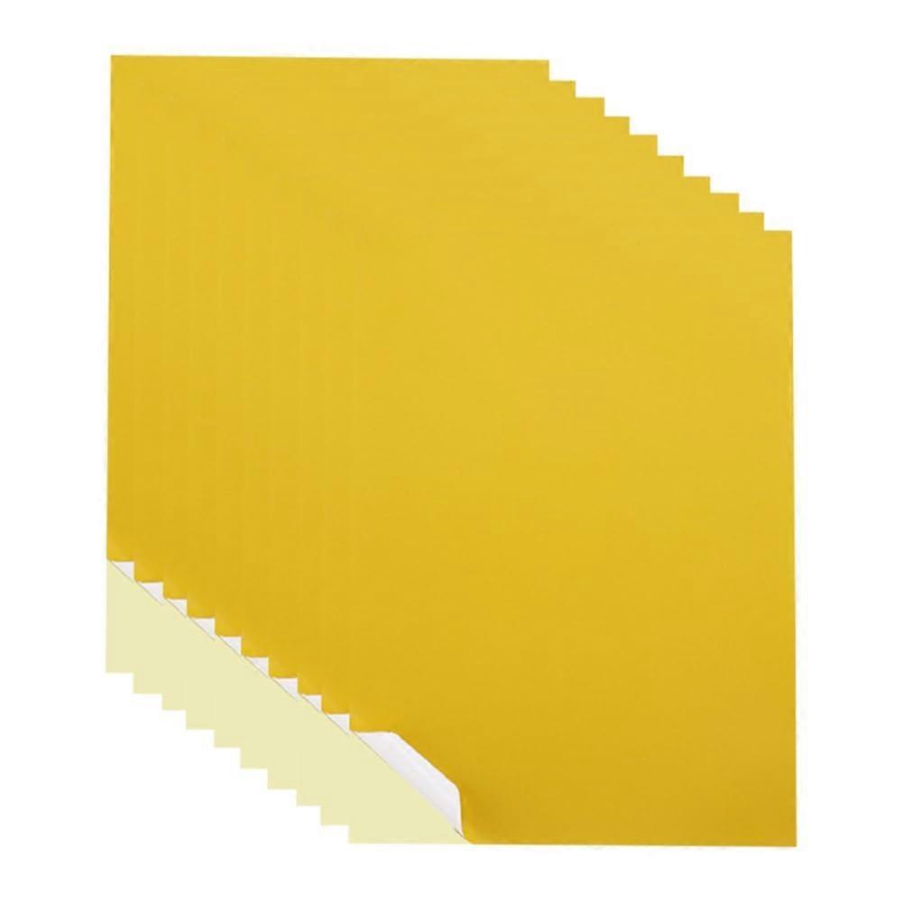A4 Sticker Paper for Inkjet Printer - Gold A4 Sticker Labels 8.27 x 11.69 for Office and School Use