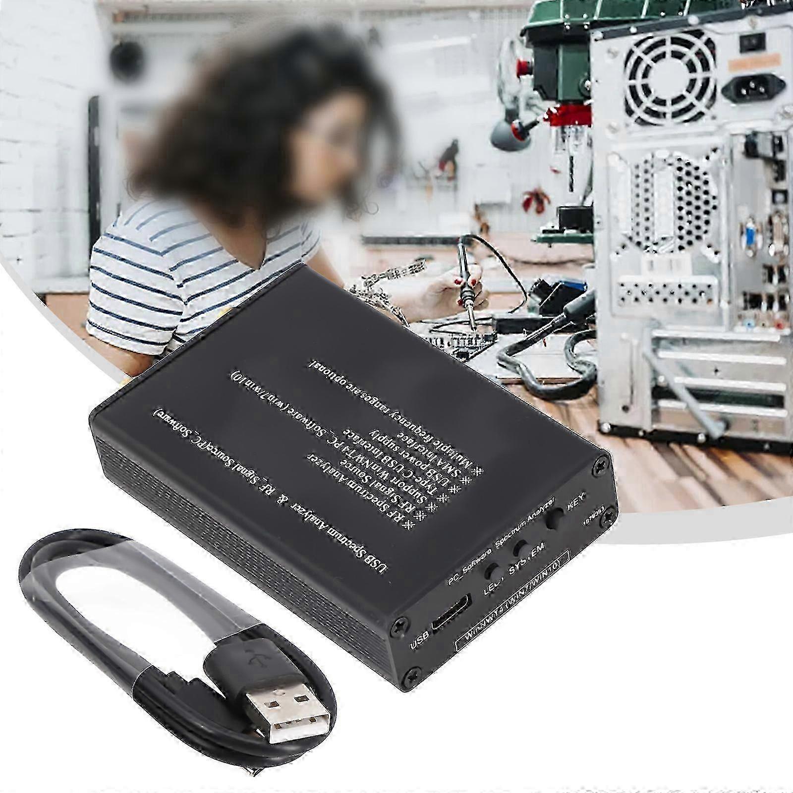 Robuster neuer Analysator Spectrum 33mHz-4400mHz USB Case Domain Analysis Tool 35-4400M Spektrumanalysator